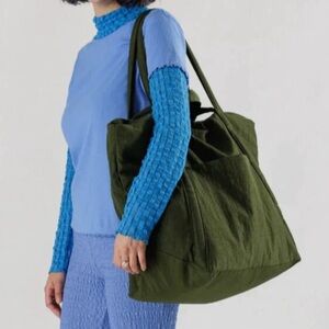 Baggu Travel Cloud Olive Green Tote Bag